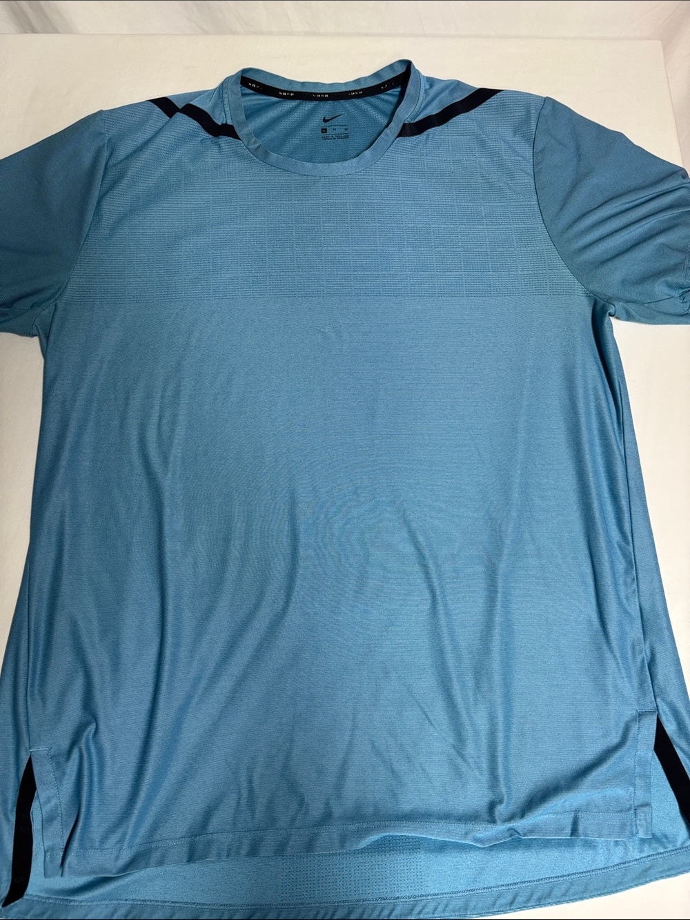 Nike Men’s XL Dri-FIT Blue Black Performance Shirt Carolina Colors
